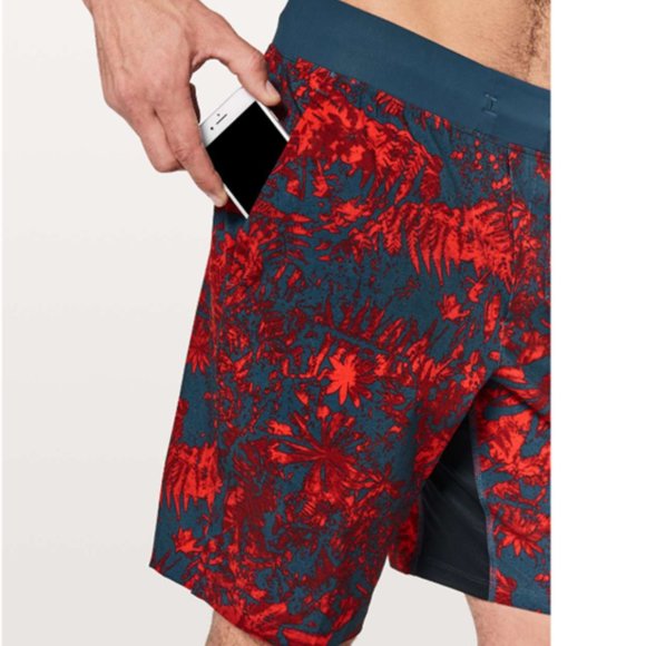 Lululemon T.H.E. Short 9" *Linerless Canopy Hot Heat Mach Blue - Picture 2 of 16